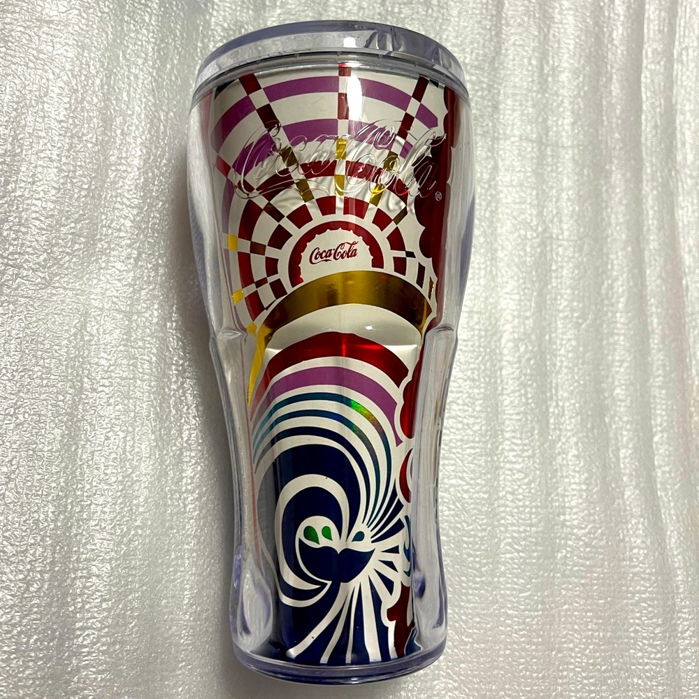 Coca-Cola Drink Tumbler Royal Caribbean International Cup Multicolor Pretty